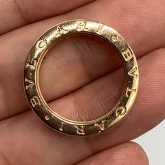 売り切れました。BVLGARI ブルガリ　ビーゼロワン　リング　ピンクゴールド　7.7g 約15.5号　56号の画像
