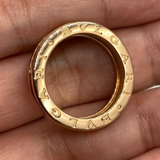 売り切れました。BVLGARI ブルガリ　ビーゼロワン　リング　ピンクゴールド　7.7g 約15.5号　56号