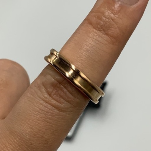 売り切れました。BVLGARI ブルガリ　ビーゼロワン　リング　ピンクゴールド　7.7g 約15.5号　56号