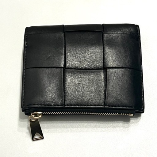 BOTTEGA VENETA マキシイントレチャート 二つ折り財布 ボッテガヴェネタ ユニセックス ファスナーウォレット
