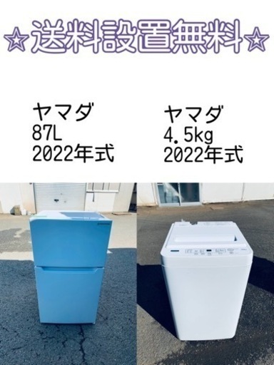 送料設置無料❗️新生活応援セール⭐️初期費用を限界まで抑えた冷蔵庫/洗濯機セット