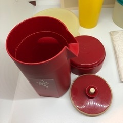 花ふきん◆Tupperware オールド タッパーウェア 容器まとめて4個◆中川政七商店の画像