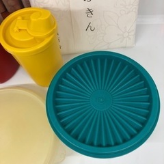 花ふきん◆Tupperware オールド タッパーウェア 容器まとめて4個◆中川政七商店の画像