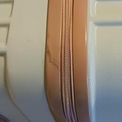 スーツケース　未使用(100リットルグリーングレー×ゴールド)の画像