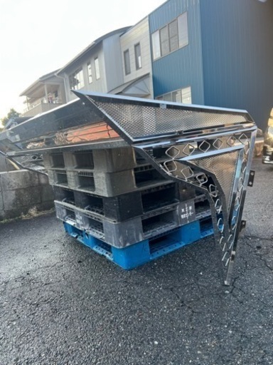 デコトラ豪華フロントバイザー角起こし菱チップ