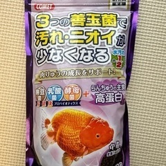 未開封　沈下性　金魚の餌　200g
