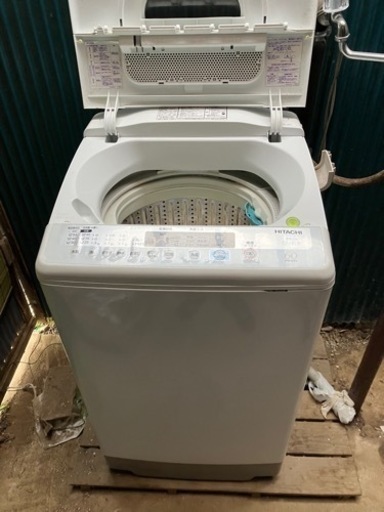 洗濯機　日立　白い約束