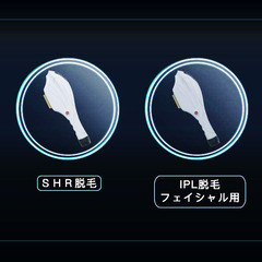 セルフ脱毛器 新品 業務用【1本タイプ：IPL&SHR&Elightのトリプル脱毛＋RFフォトフラクショナル】大型機以上の2500Ｗのハイスペック脱毛機！の画像