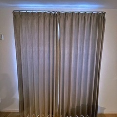 遮光カーテン＋レースカーテン セット 220cm×100cm 2枚組