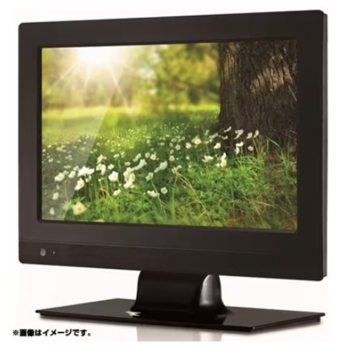 値下げしました！　ほぼ未使用のDVDも見れる12.5インチテレビです。