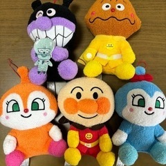 (値下げ)アンパンマン　ぬいぐるみ　5体セット