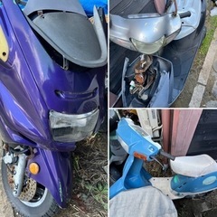ジャンク車体 格安3000円～ 原付 バイク 部品取り ホンダ スズキ ヤマハ 多数あり!!の画像