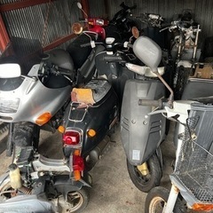 ジャンク車体 格安3000円～ 原付 バイク 部品取り ホンダ スズキ ヤマハ 多数あり!!の画像