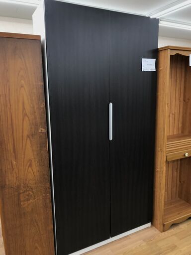 ★ジモティ割あり★ IKEA 収納棚 ダークブラウン H201×W100×D38 クリーニング済み KJ4310