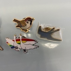 鳥　ピンバッチ　6点セット　バードメイトの画像