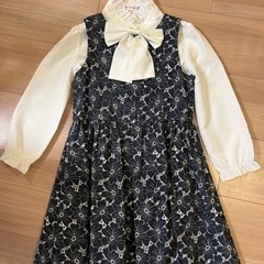 フォーマル　ワンピース　女の子　BEBE 110-120の画像