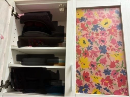 2月中 キッチンボード 食器棚 購入