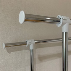 ニトリ　ハンガーラック　2段の画像