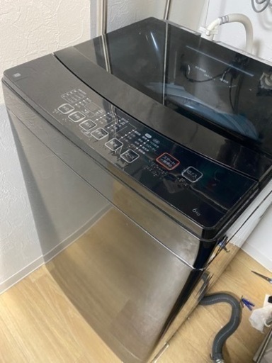 【受け渡し予定者決定】ニトリ 家庭用全自動洗濯機 6kg