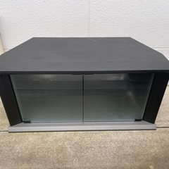 テレビ台　ガラス扉付き