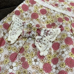 【レッセパッセ】花柄レースフロントボタンスカートの画像