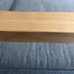 ニトリ　2人用布張りソファの画像