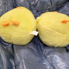 今！2つセット【　ぴよぴよふわりん　】ころん！と、自慢キュート　ぬいぐるみマスコットの画像