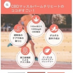 【新品未開封】CBDマッスルバーム チリヒートの画像