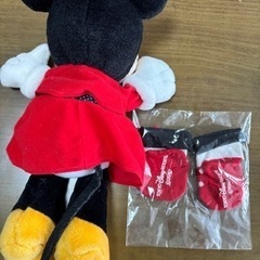 ディズニー　ミニーちゃん　ぬいぐるみとベビー靴下の画像