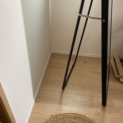 全身鏡　ミラー　160 50 ブラックの画像