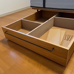 無印のベットした収納2つセット