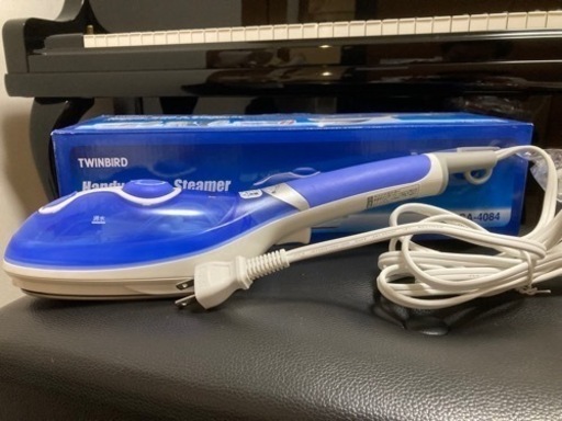 ツインバード 衣類スチーマー スチームアイロン アイロン ハンディ ブルー SA-4084BL