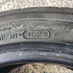 ﾊﾞﾘ溝 225/45R17 2022年 ﾊﾝｺｯｸ 夏ﾀｲﾔ 2本 組み換え可能の画像