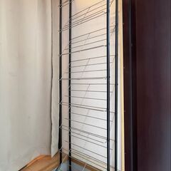 山善 シューズラック 幅54×奥行26×高さ183cm 8段 スリム 16足の画像