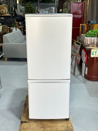 ★MITUBISHI★三菱 2D冷蔵庫 MR-P15H 2022年 146L ホワイト 右開き コンパクト 一人暮らし ワンルーム 新生活