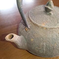 茶道具　鉄瓶　南部鉄器　骨董　アンティークの画像