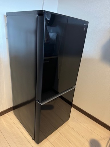 SHARP プラズマクラスター冷蔵庫137L ガラスドア