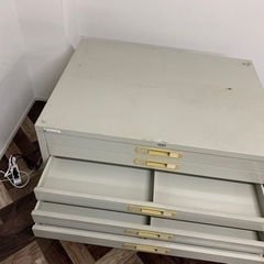 図面キャビネット 図面ラック マップケース　最大A1サイズ収納可能の画像