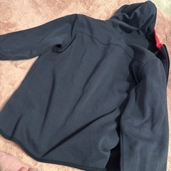 UNIQLO　パーカー　M　長袖　ネイビー　ピンク　レディースの画像
