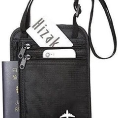 【新品】パスポートケース サコッシュ 薄型 スキミング防止 ショルダー 旅行 海外 出張の画像