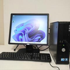 DELL DesktopパソコンとDELL19インチモニター