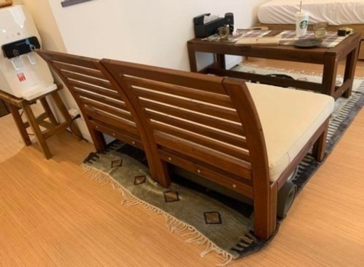 IKEA テラスソファ　1人掛け×2