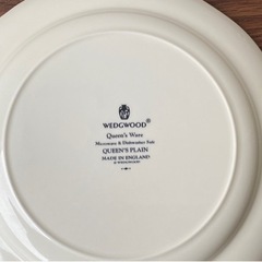 希少品】ウェッジウッド クイーンズプレーン WEDGWOOD 花リム 3種×2