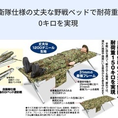 アウトドア迷彩野外コットの画像