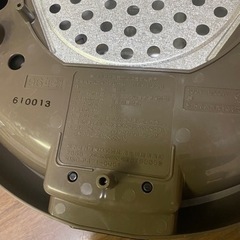 ホットプレート　ナショナル　nf-hg38 丸型の画像