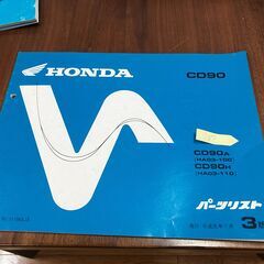 （１７）送料込み ホンダパーツリスト　CD90　HA03 第３版
