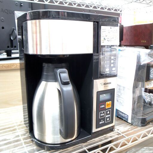 143/205 ZOJIRUSHI 象印 コーヒーメーカー 珈琲通 最大10杯 2021年製 EC-TS100