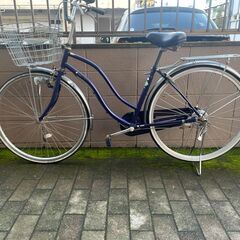 リサイクルショップどりーむ荒田店 No1119 自転車　２７インチ　LEDライト付き♪　シンプルなママチャリです♪