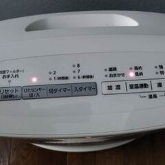 加湿機能付きのファンヒーター　２０１７年製の画像