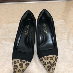 神戸レタス レオパードパンプス